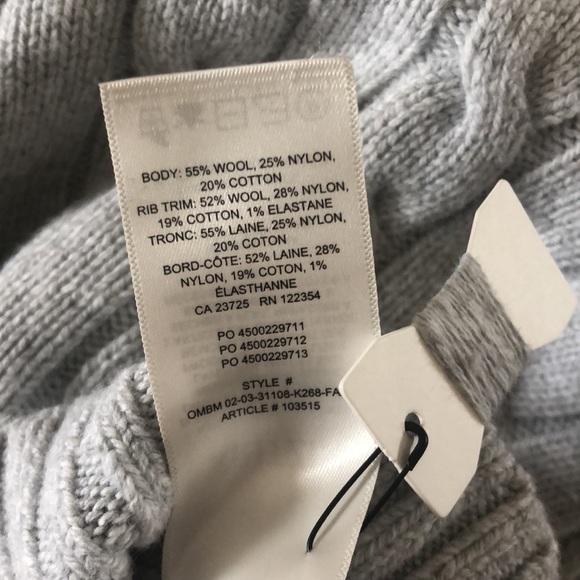 Aritzia Sunday Best Gray Cable Knit Women's Sweater - Picture 8 of 12